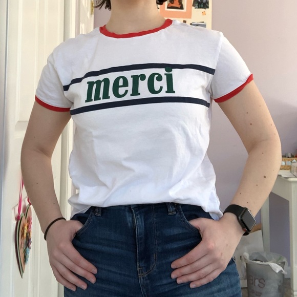 Bershka Merci Tee - Picture 1 of 3